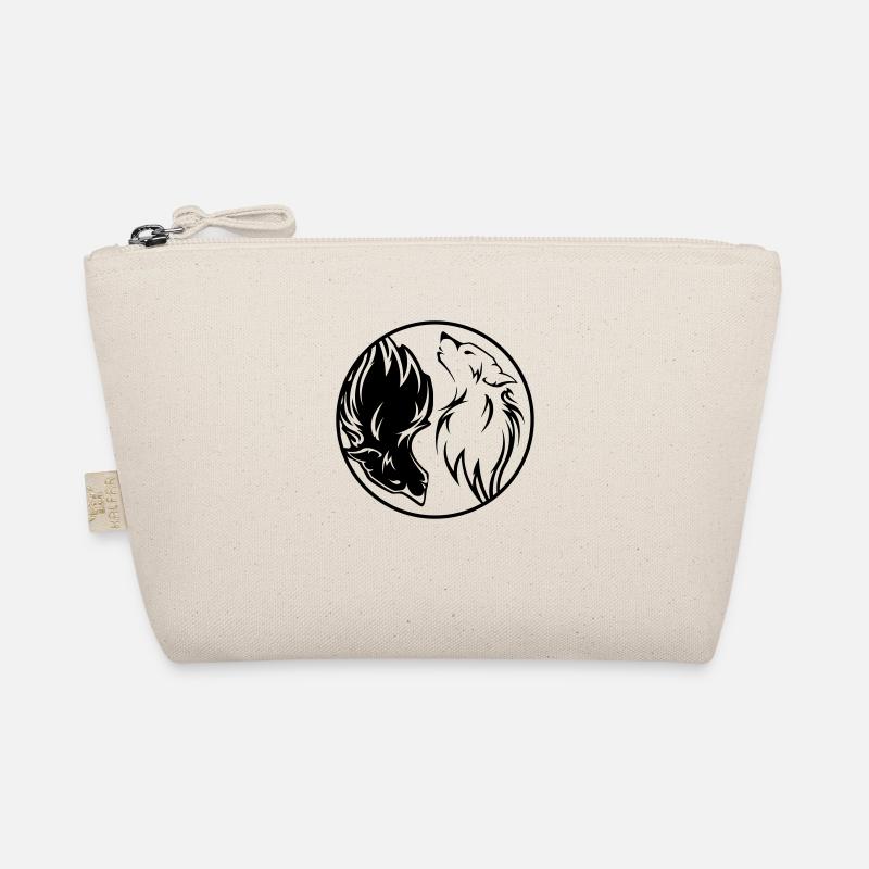 Yin Yang Wolves Organic Pouch
