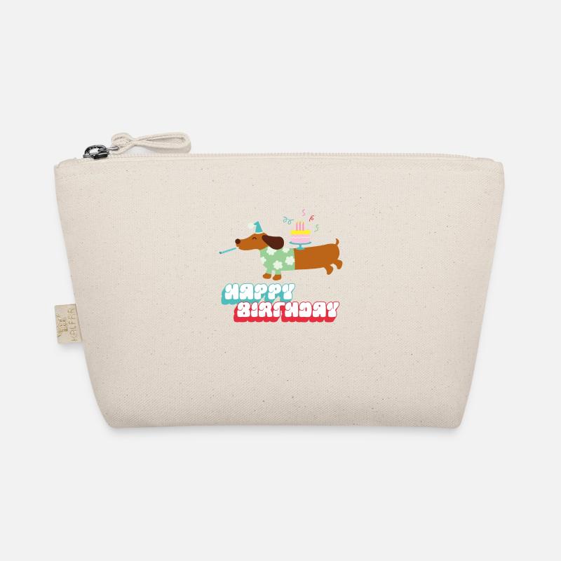 Vœux d’anniversaire teckel Trousse biologique