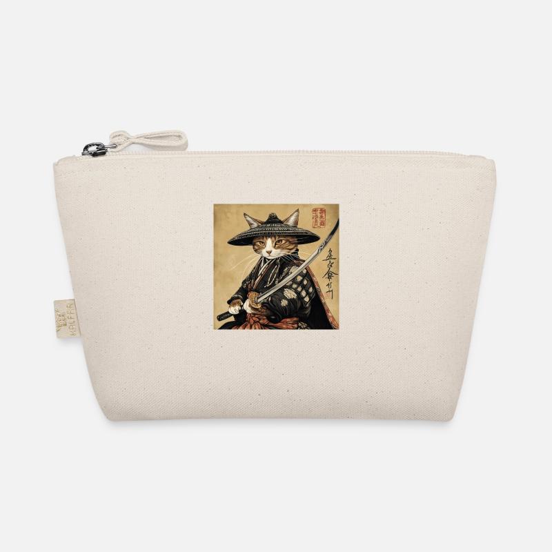 Chat Samouraï Japon Ukiyo-E Trousse biologique