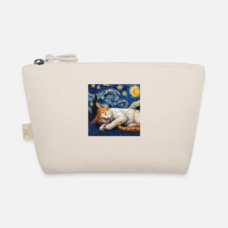 Chat Van Gogh Nuit étoilée Trousse biologique