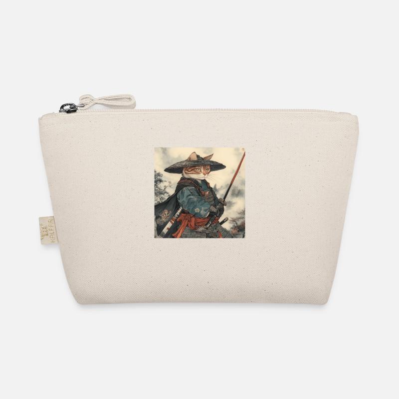 Chat Samouraï Japon Ukiyo-E Trousse biologique
