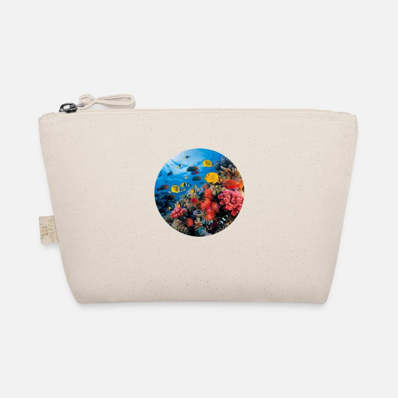 A dive through a coral reef Organic Pouch