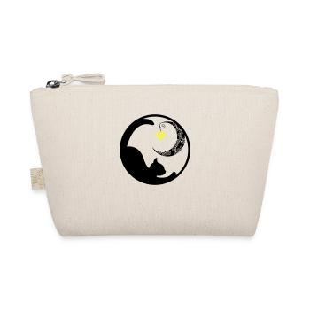 Cat Moon 02 - Organic Pouch - nature - Front