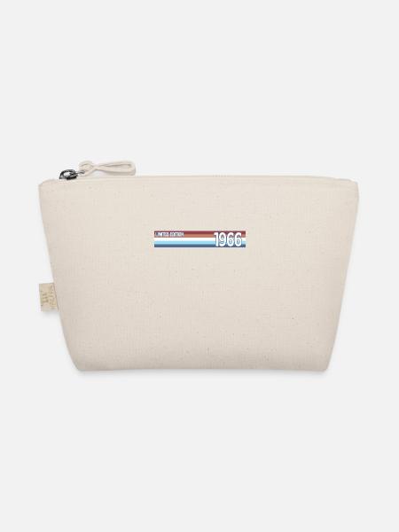 Retro 1966 Limitierte Auflage - Bio-Täschchen - Natur - Vorne