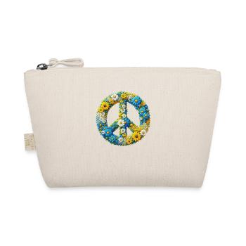 Hippie soul Groovy Summer time peace love Ukraine - Organic Pouch - nature - Front