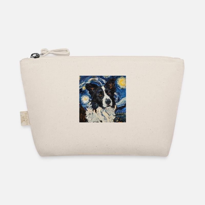 Border Collie - Bio-Täschchen - Natur