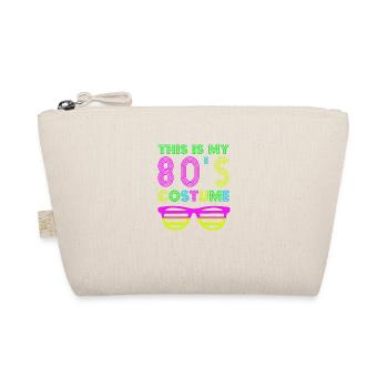 This is my 80s Costume - Retro Party - Organic Pouch - nature - Front