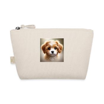 Cute Little Puppy - Organic Pouch - nature - Front