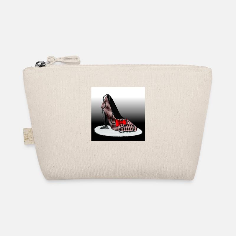 High Heels – Scottish Check Pattern Organic Pouch