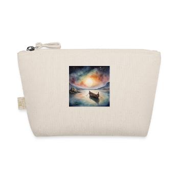 Celestial Boat – A Journey Through Time and Space - Organic Pouch - nature - Front