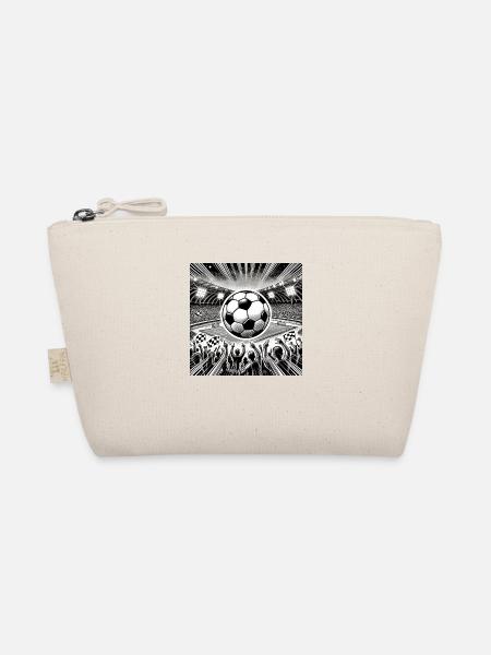 Fußball - Bio-Täschchen - Natur