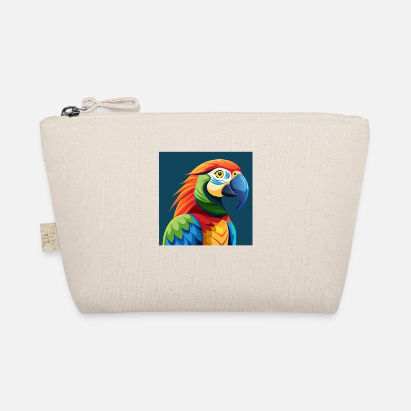 Tropical parrot Organic Pouch