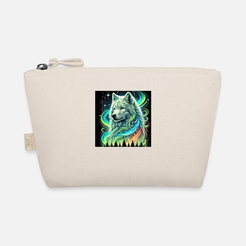 Aurora Wolf - Organic Pouch - nature