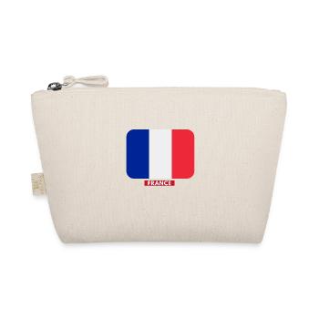 FRANCE drapeau et emblème de la France. Supporter - Trousse biologique - nature - Devant