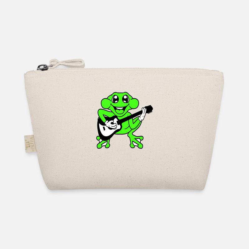 Frog Frog Plays Guitar Music Guitarist Organic Pouch