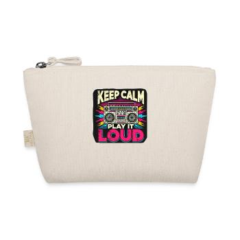 Keep calm play it loud - Organic Pouch - nature - Front