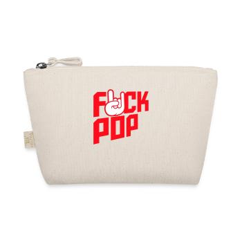 Fuck Pop Musique Heavy Metal Hard Rock Geste de la main - Trousse biologique - nature - Devant
