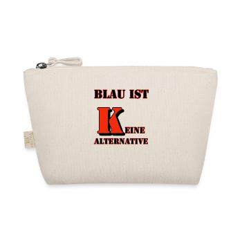 Blau ist keine Alternative Protest Shirt - Bio-Täschchen - Natur - Vorne