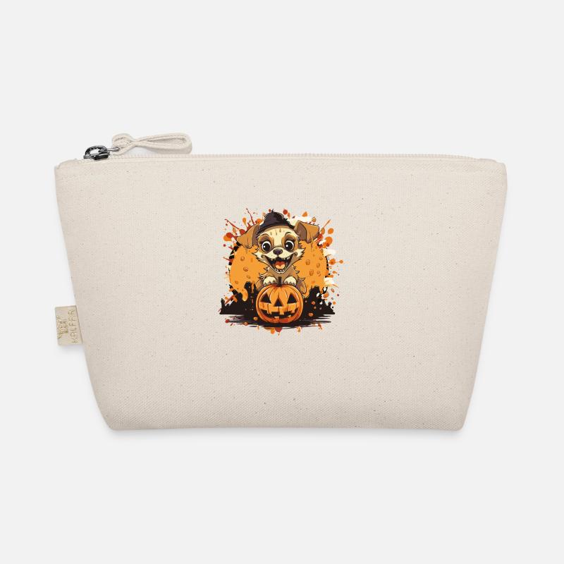 Dog Pumpkin Halloween 1 Organic Pouch