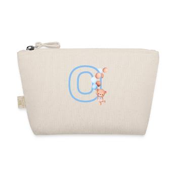 Lettre o bleue ours - Trousse biologique - nature - Devant