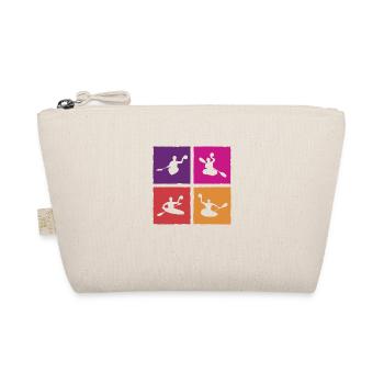 Canoe Polo Canoe Polo Player Retro Style - Organic Pouch - nature - Front