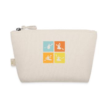 Canoe Polo Canoe Polo Player Retro Style - Organic Pouch - nature - Front