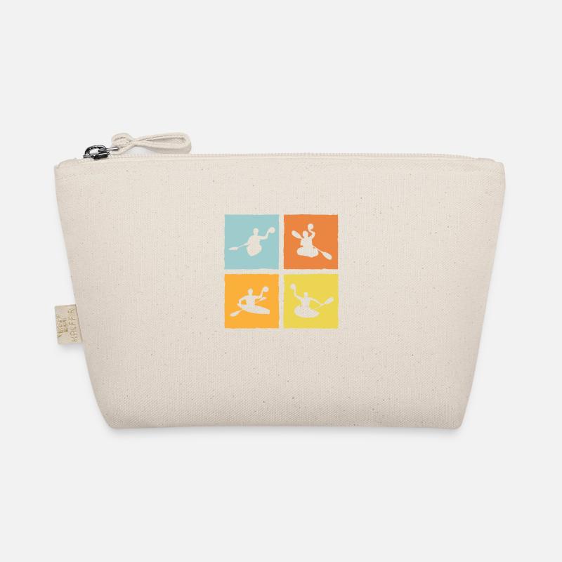 Canoe Polo Canoe Polo Player Retro Style Organic Pouch
