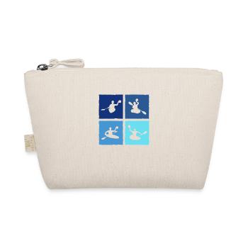 Canoe Polo Canoe Polo Player Retro Style - Organic Pouch - nature - Front