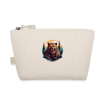 Sauvage en colère ours brun combatif motivation sport - Trousse biologique - nature - Devant