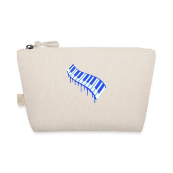 Graffiti Drop Piano Keys Instrument Music - Organic Pouch - nature - Front