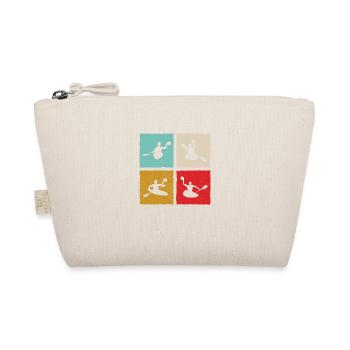 Canoe Polo Canoe Polo Player Retro Style - Organic Pouch - nature - Front