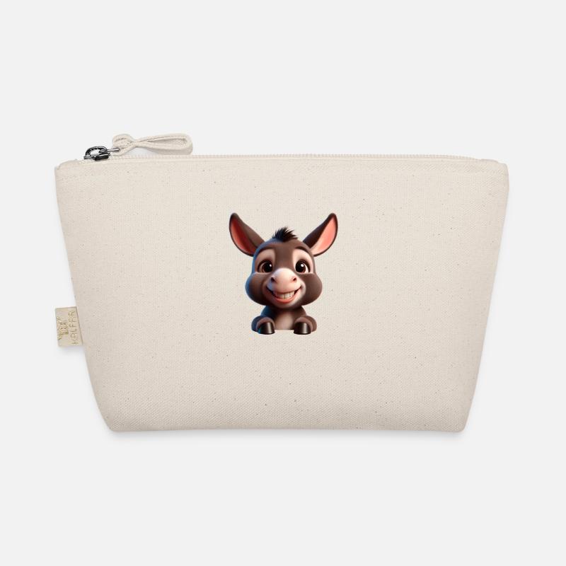 Baby Donkey Esel Mule - Bio-Täschchen - Natur