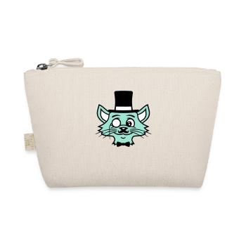 Sir Cat Gentleman Chapeau haut de forme Monocle Rich Gentleman - Trousse biologique - nature - Devant
