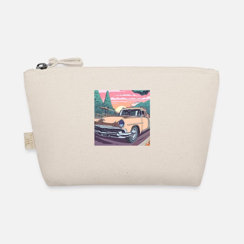 classic car road trip Organic Pouch