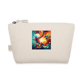 Abstract Colourful Splash with Explosive Design - Organic Pouch - nature - Front