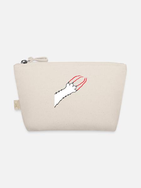 Cats, Claws, Paws, Paws, Claws, Scratches, Stripes - Organic Pouch - nature - Front
