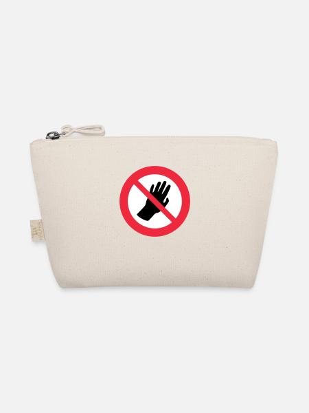 Please don't touch me - Autism - Asperger - Organic Pouch - nature - Front