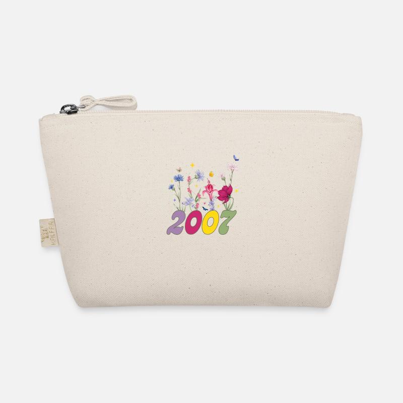 Year of birth 2007 wildflowers Organic Pouch