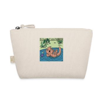 Best Friends Edition: The Otter 🦦 and the Duck 🦆 - Organic Pouch - nature - Front