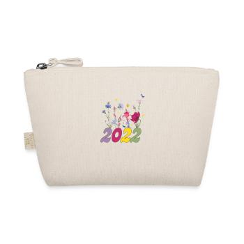 Year of birth 2022 wildflowers - Organic Pouch - nature - Front