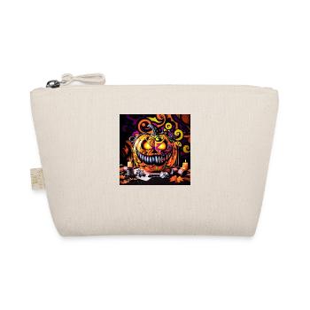 effrayant citrouille d’Halloween souriant - Trousse biologique - nature - Devant