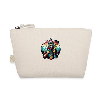 Ski Instructor Gifts - Organic Pouch - nature - Front