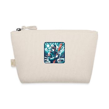 Ski Instructor Gifts - Organic Pouch - nature - Front