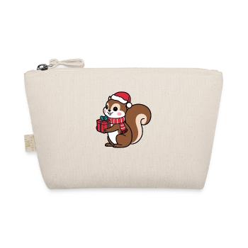 Eichhörnchen Geschenk Geburtstag Weihnachten Funny - Bio-Täschchen - Natur - Vorne