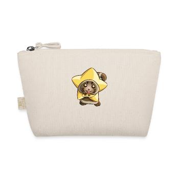 Katze Cat Stern Star Niedlich Kawaii Cute kitty - Bio-Täschchen - Natur - Vorne