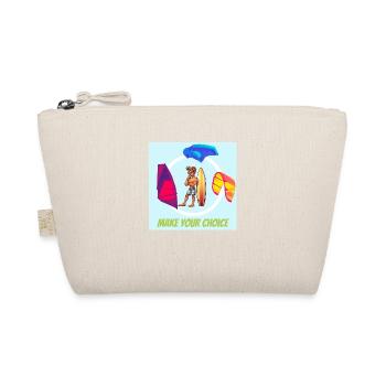 Make your choice wind kite wing bleue - Trousse biologique - nature - Devant