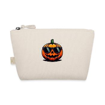 Citrouille d'halloween a lunette de soleil - Trousse biologique - nature - Devant