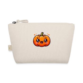 Cute Love Pumpkin - Organic Pouch - nature - Front