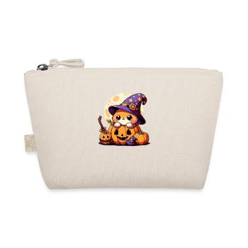 Petit Chat Mignon d'Halloween - Trousse biologique - nature - Devant