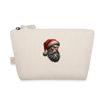 Böser Weihnachtsmann – Dunkler Feiertags-Antiheld - Bio-Täschchen - Natur - Vorne